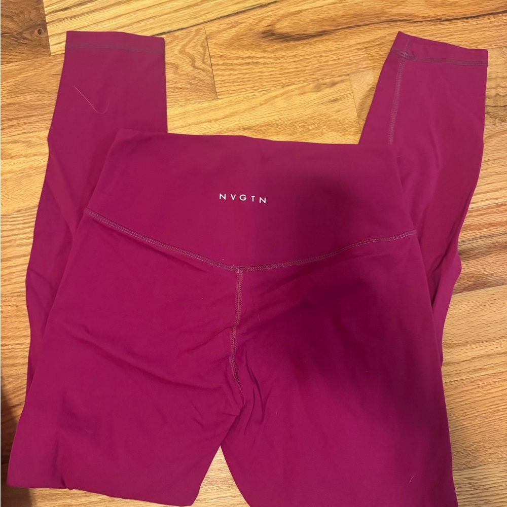 NVGTN Red Leggings Athletic Bottoms